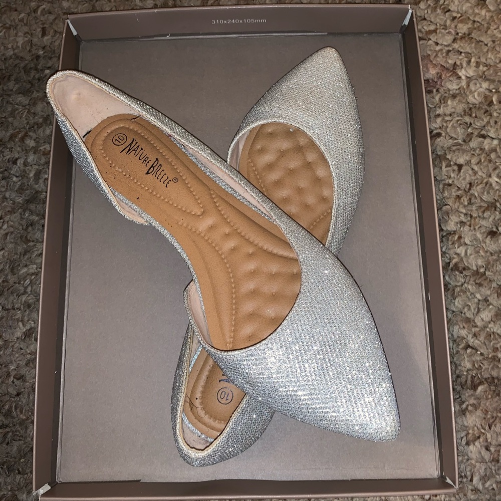 Women Glitter Pointy Toe Shoe